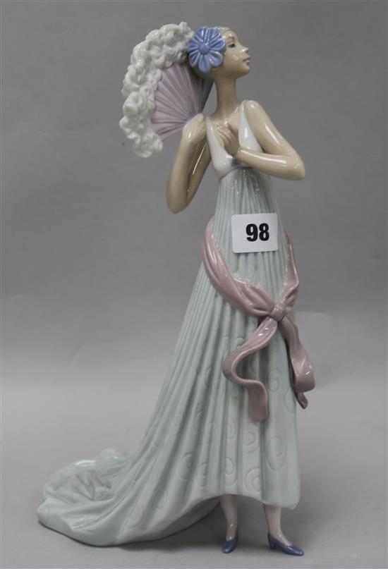 A Lladro figure of a lady